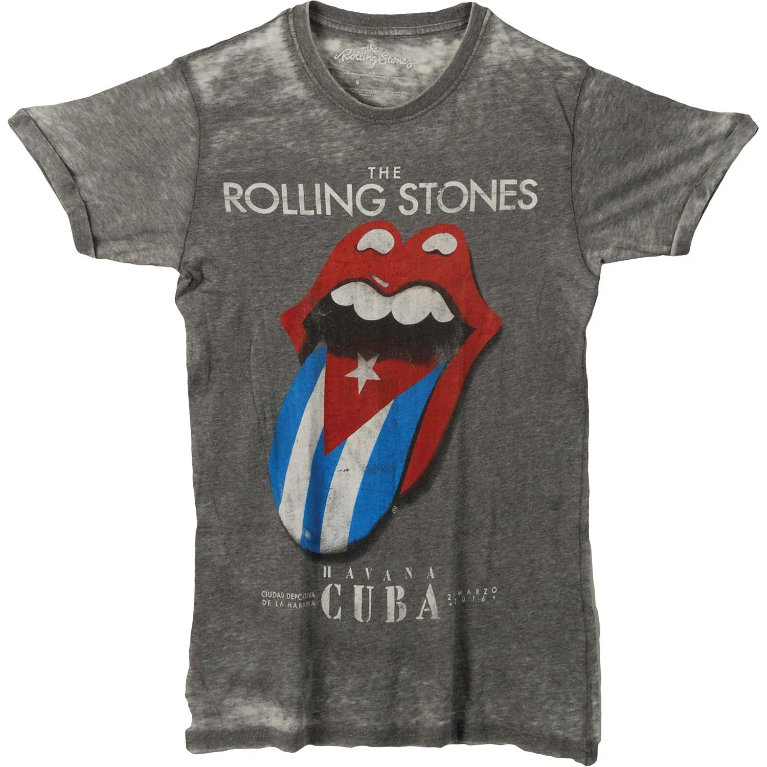 Havana Cuba On Burnout Tee Vintage T-shirt sold by Rockabilia