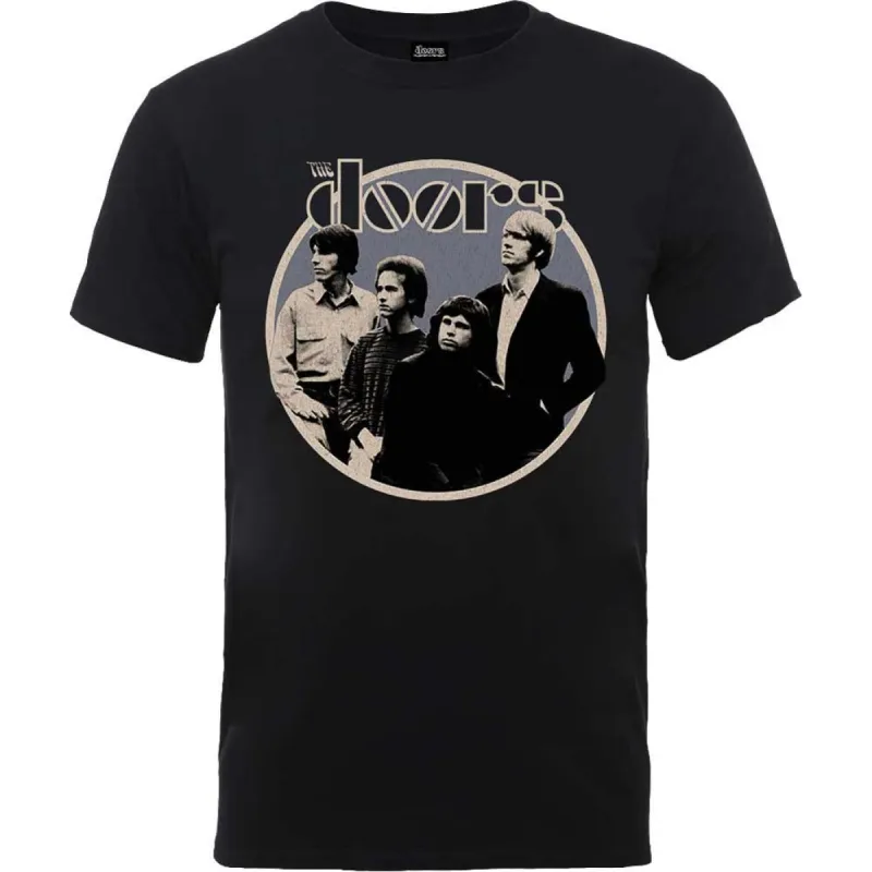 Retro Circle Slim Fit T-shirt sold by Rockabilia