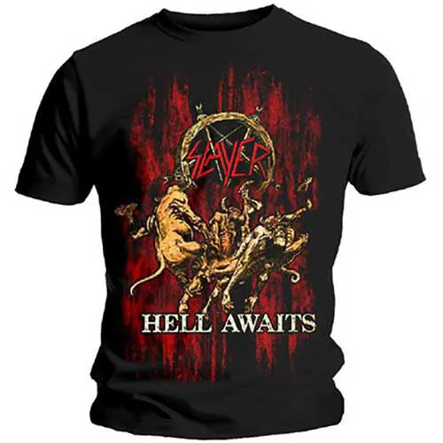 Hell Awaits T-shirt sold by Rockabilia