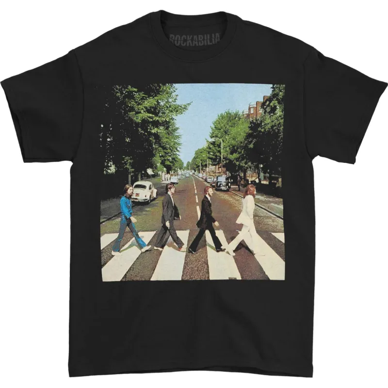 Abbey Road (Black) Slim Fit T-shirt sold by Rockabilia
