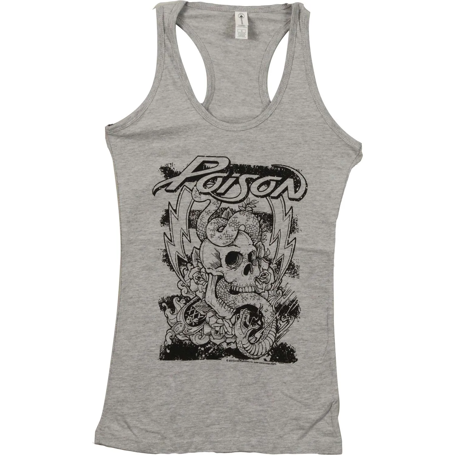 Skull Snake Lightning Womens Tank sold by Rockabilia