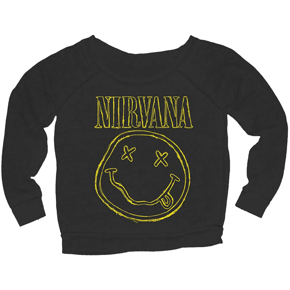 Jr Smiley L/S Pullover Girls Jr Sweatshirt sold by Rockabilia