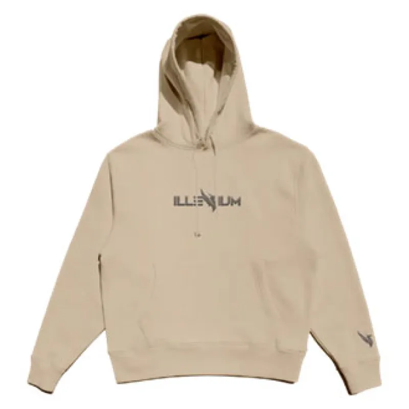 Logo Hoodie Sand Hooded Sweatshirt sold by Rockabilia