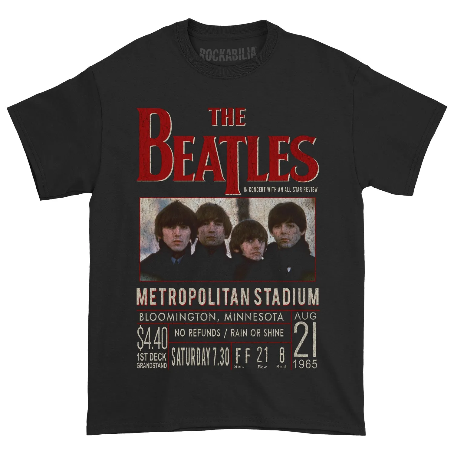 Metropolitan Stadium (Rockabilia Exclusive) Slim Fit T-shirt sold by Rockabilia