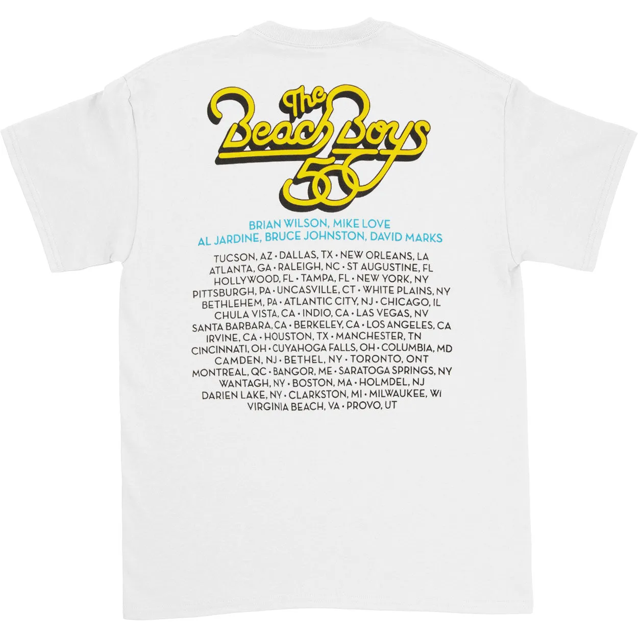 50th Anniversary Tour T-shirt sold by Rockabilia product image thumbnail 2