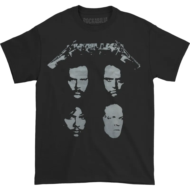 4 Faces (Back Print) Slim Fit T-shirt sold by Rockabilia