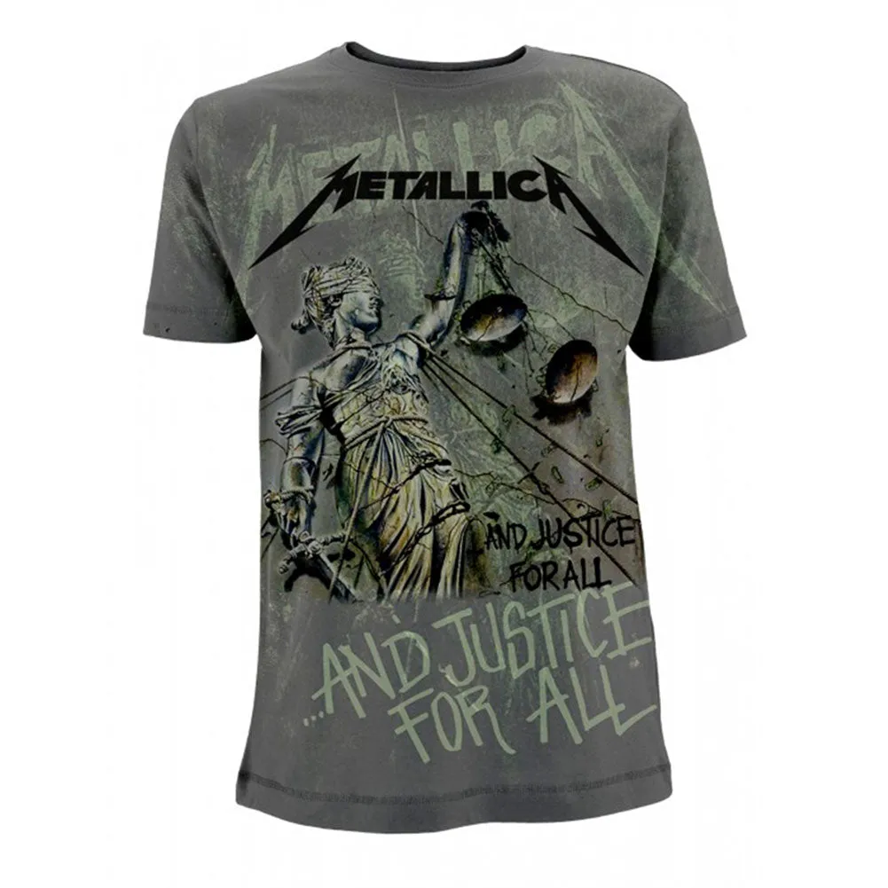 And Justice For All Neon (all Over) T-shirt sold by Rockabilia