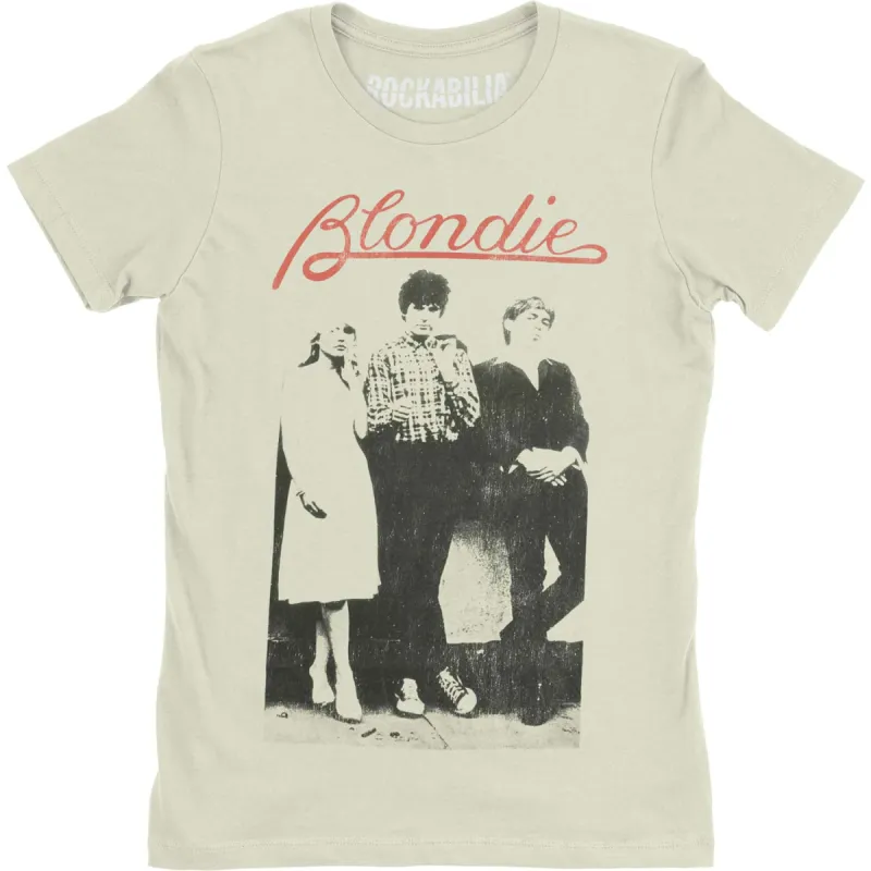 Blondie Wallflowers Logo Junior Top sold by Rockabilia