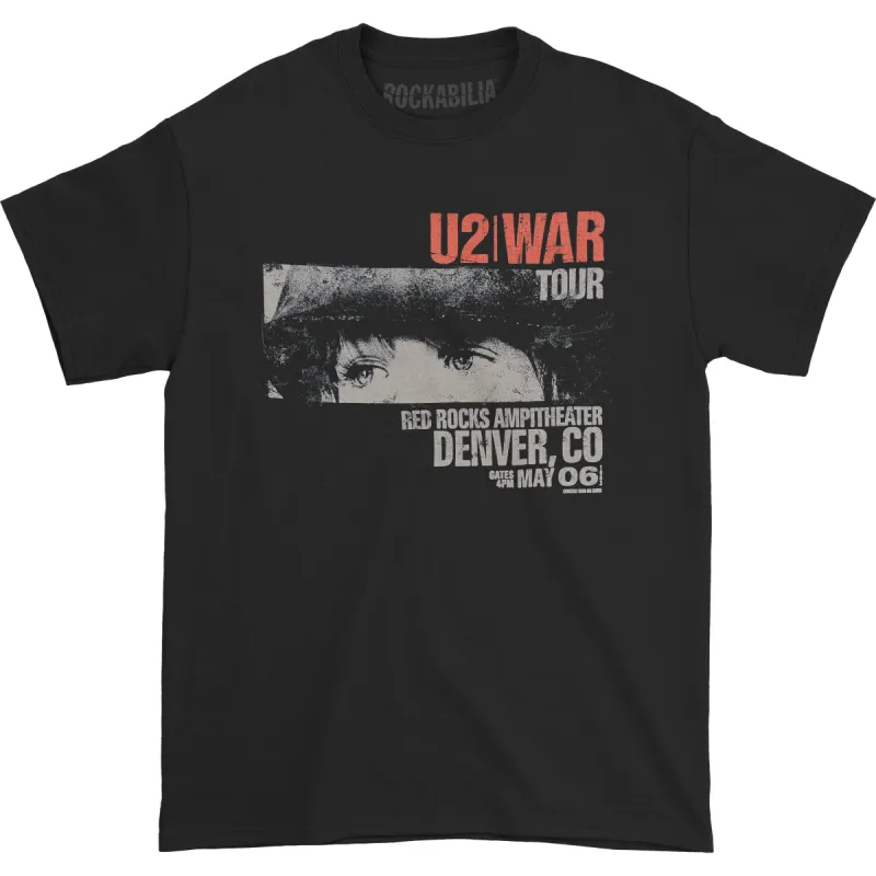 War Red Rocks Slim Fit T-shirt sold by Rockabilia