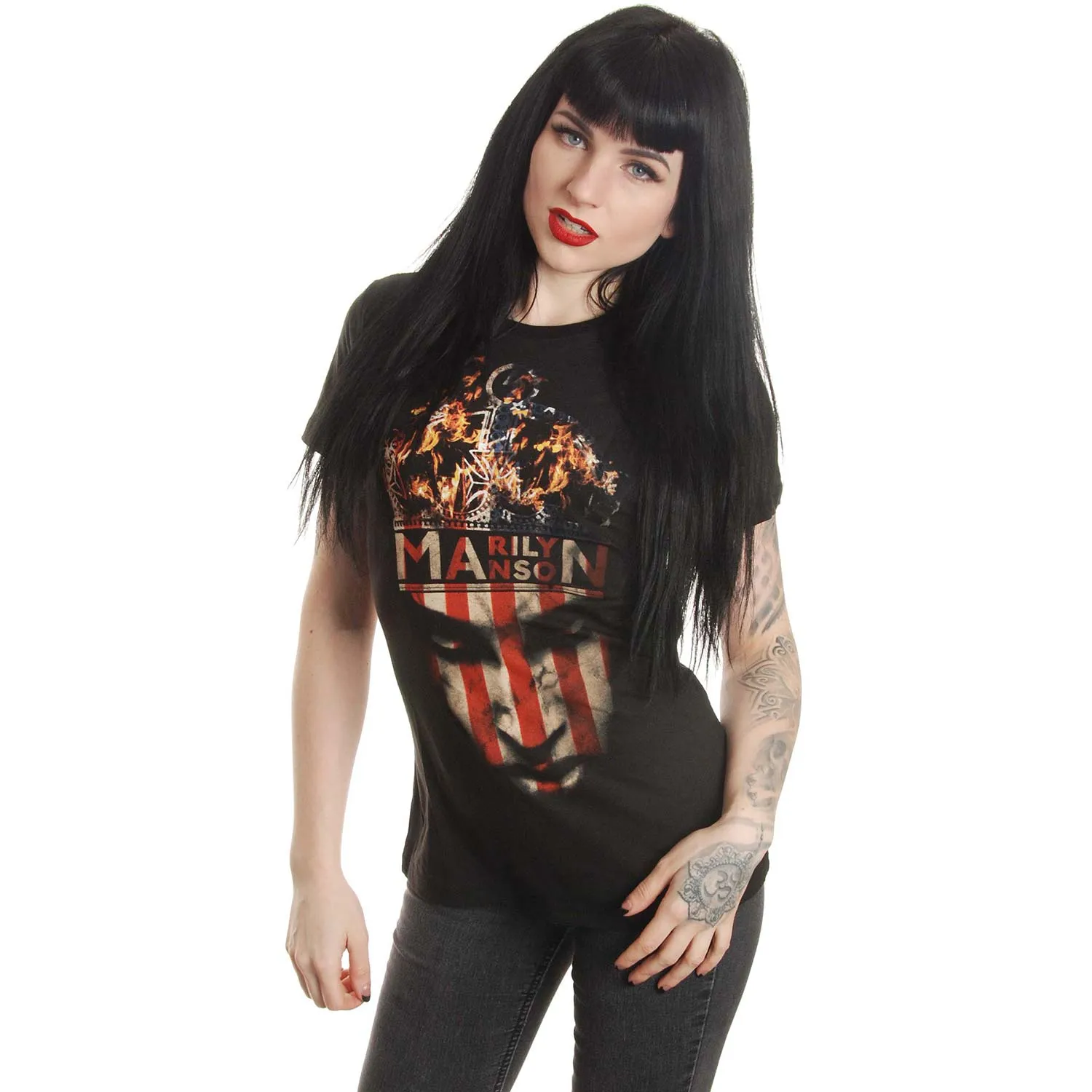 Crown Women's Premium Tee Junior Top sold by Rockabilia product image thumbnail 2