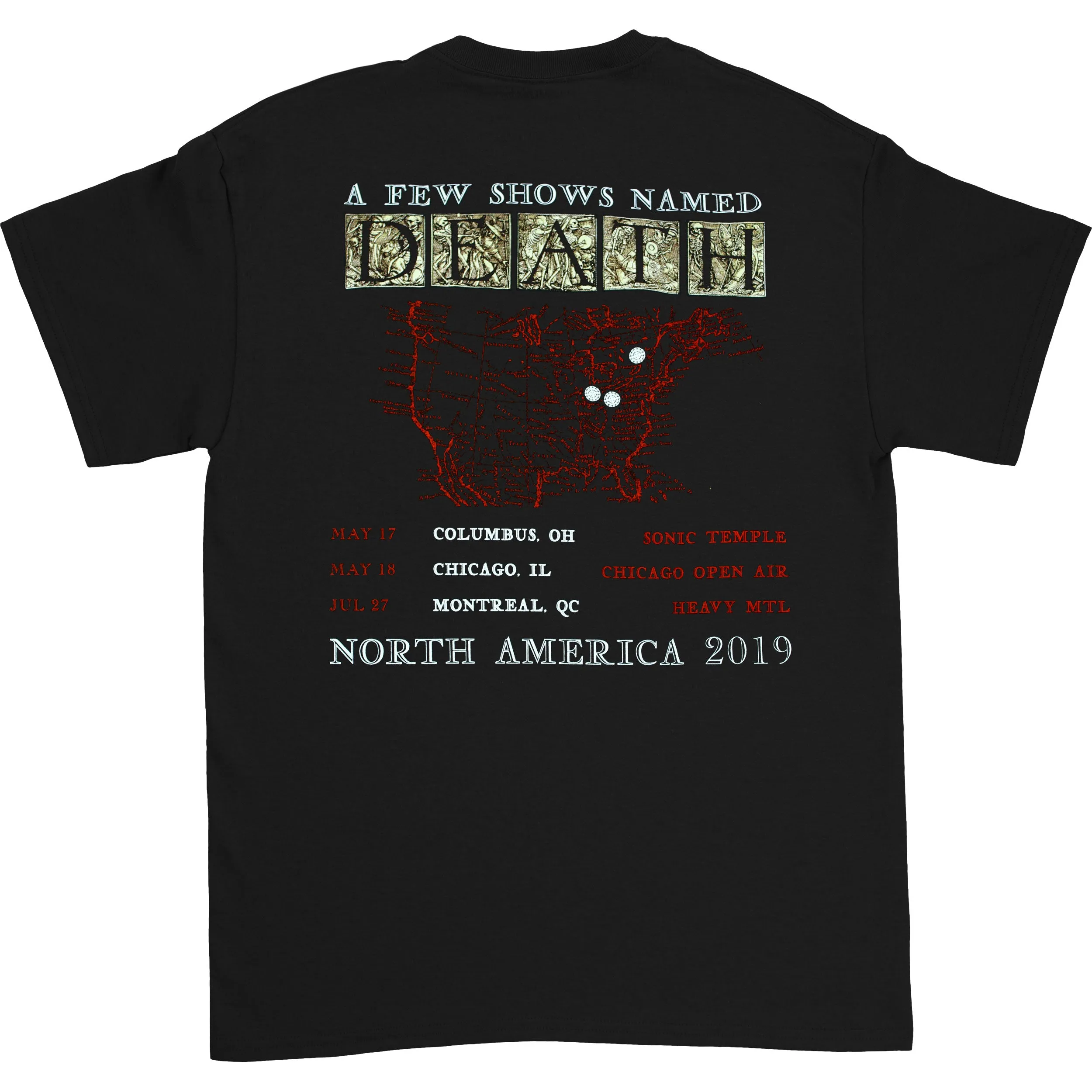 Master Puppeteer 2019 N.A. Tour Tee T-shirt sold by Rockabilia product image thumbnail 2