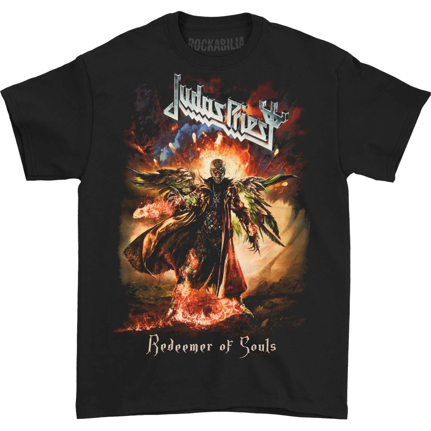 Full Color Redeemer Of Souls Tour (CP - W) T-shirt sold by Rockabilia