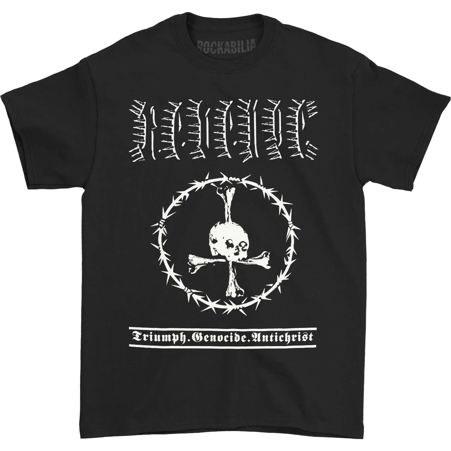 Triumph Genocide Antichrist T-shirt sold by Rockabilia