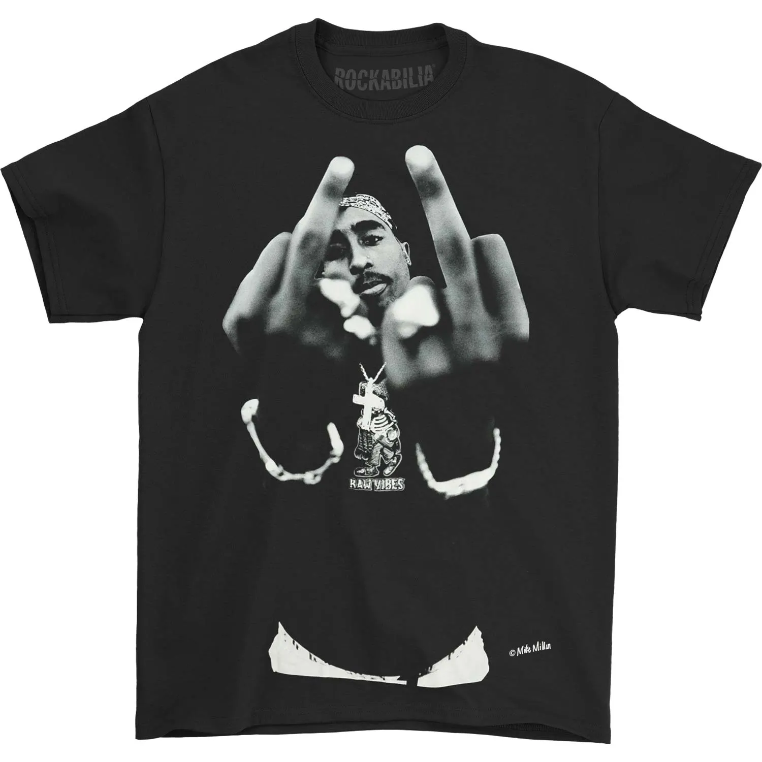 Middle Fingers Tee T-shirt sold by Rockabilia