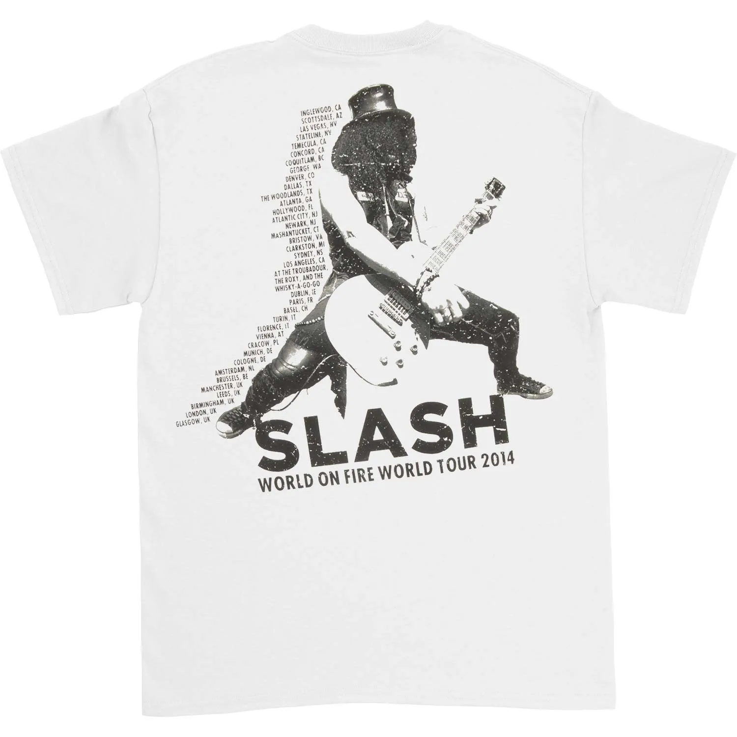 World On Fire Tour T-shirt sold by Rockabilia product image thumbnail 2