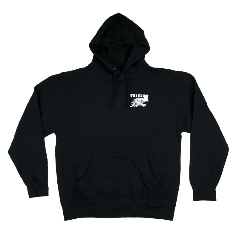 Dragon Head Pullover Hooded Sweatshirt sold by Rockabilia