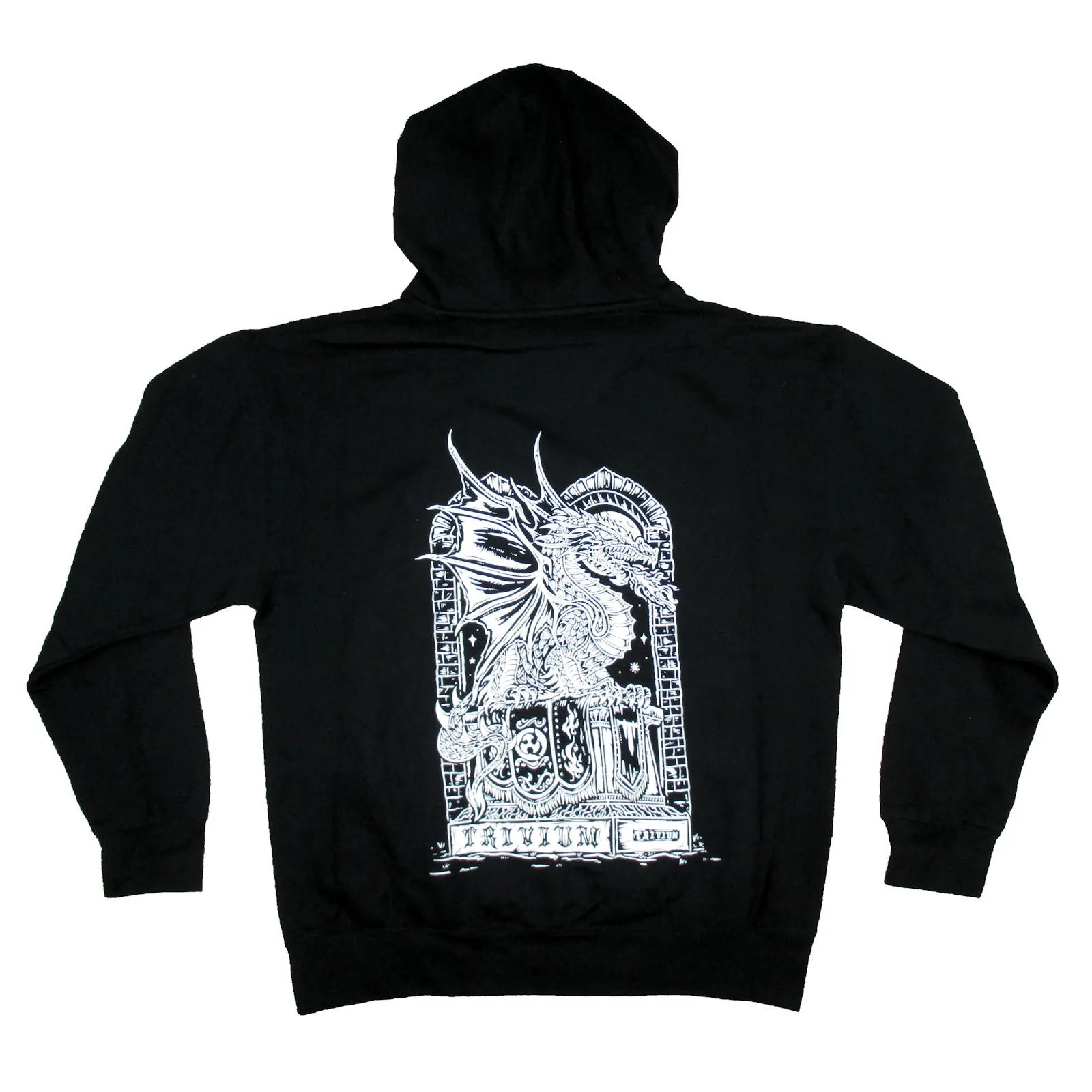 Dragon Head Pullover Hooded Sweatshirt sold by Rockabilia product image thumbnail 2