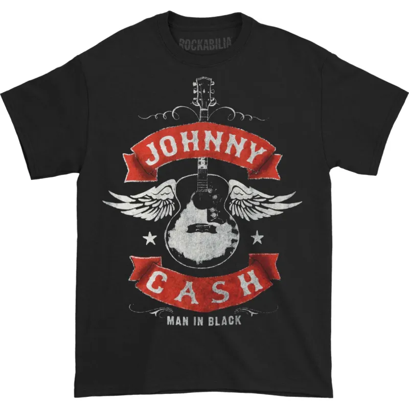Winged Guitar T-shirt sold by Rockabilia