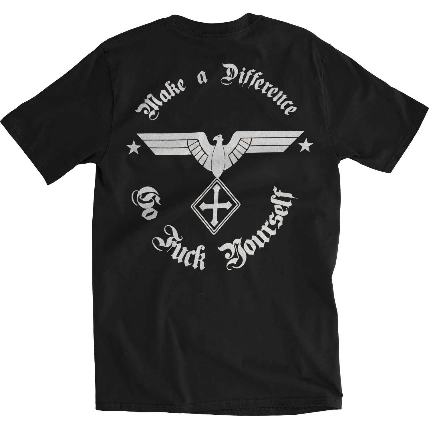 Make A Difference Slim Fit T-shirt sold by Rockabilia product image thumbnail 2