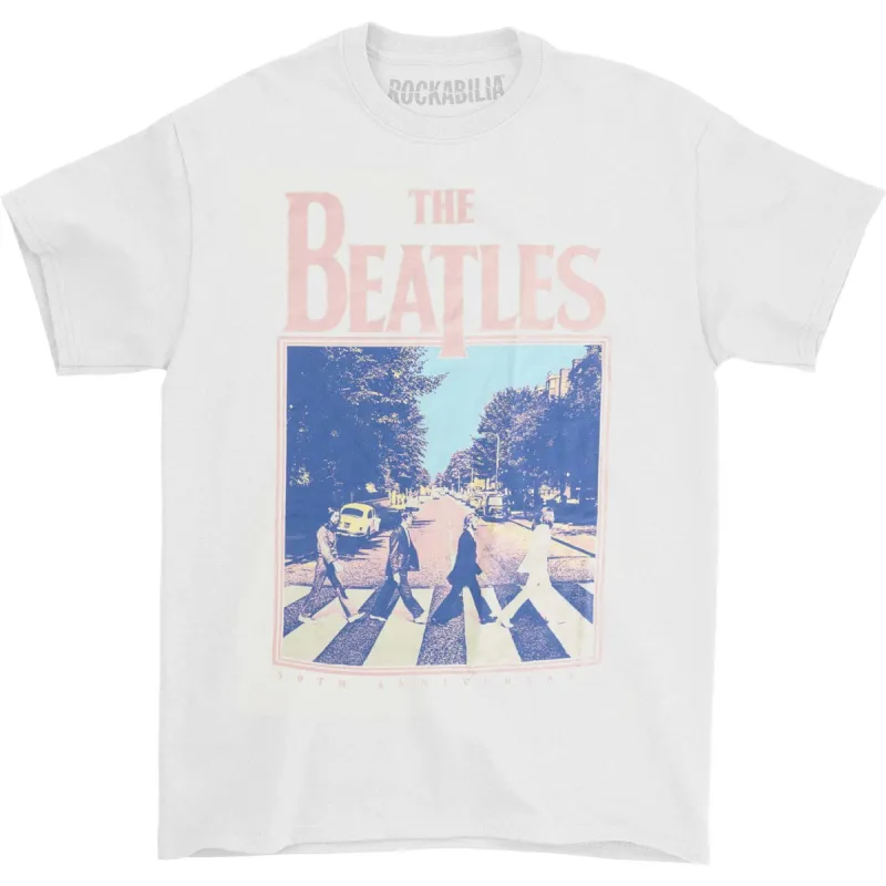 50th Anniversary Abbey Road White T-shirt sold by Rockabilia