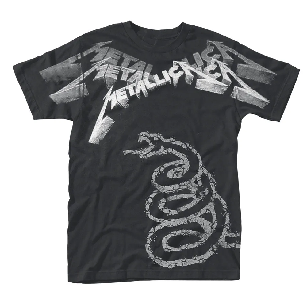 Black Album Faded (all Over) T-shirt sold by Rockabilia