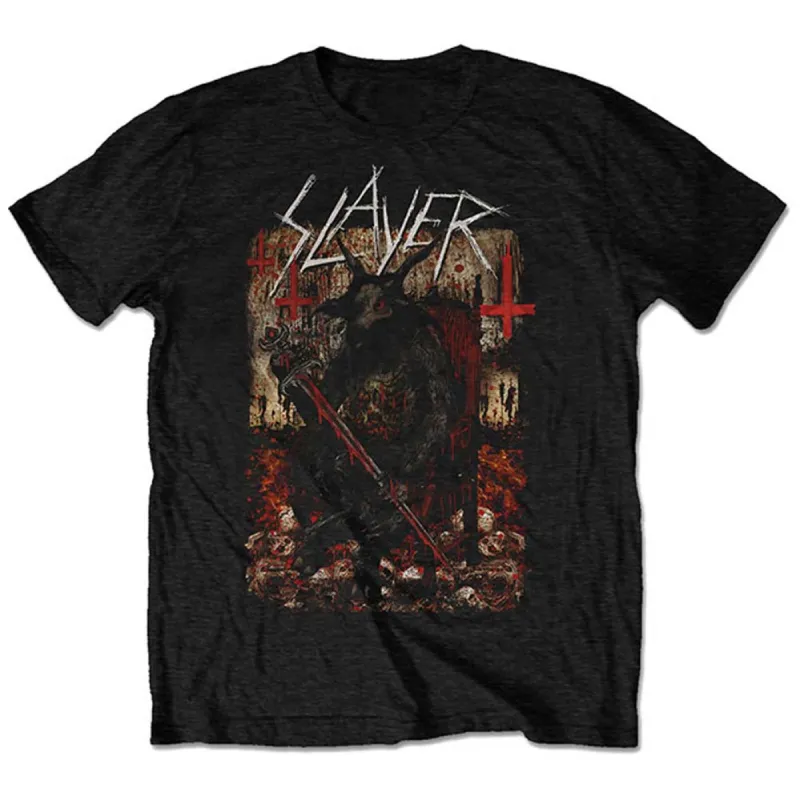 Hellthrone European Tour 2018 (Back Print/Ex Tour) Slim Fit T-shirt sold by Rockabilia