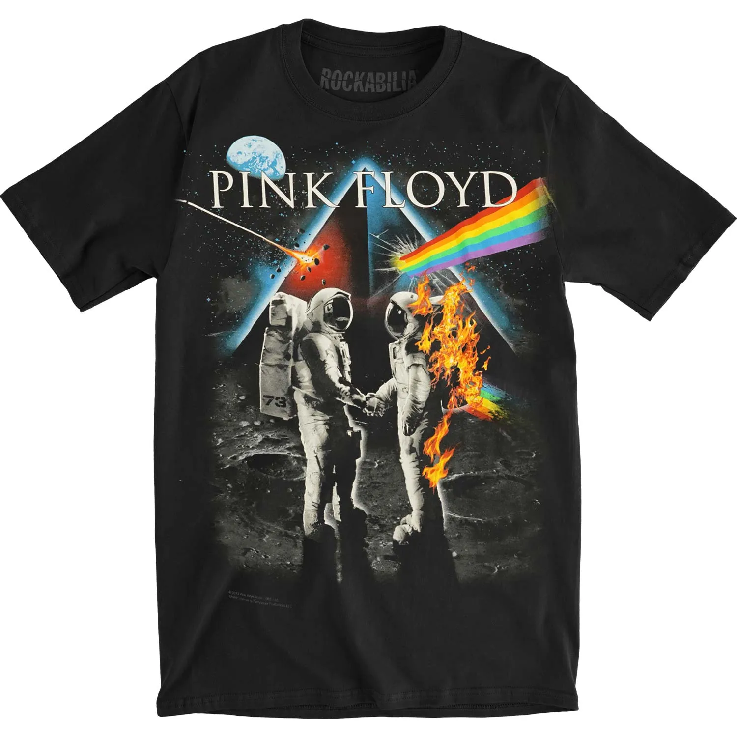 Bright Side Of The Moon Slim Fit T-shirt sold by Rockabilia