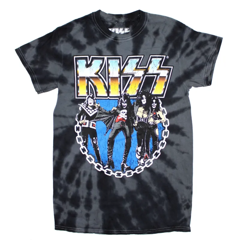 Chain Tie Dye T-shirt sold by Rockabilia