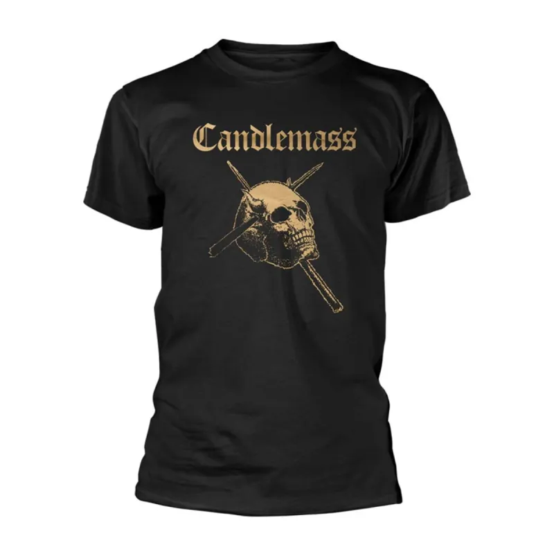 Gold Skull T-shirt sold by Rockabilia