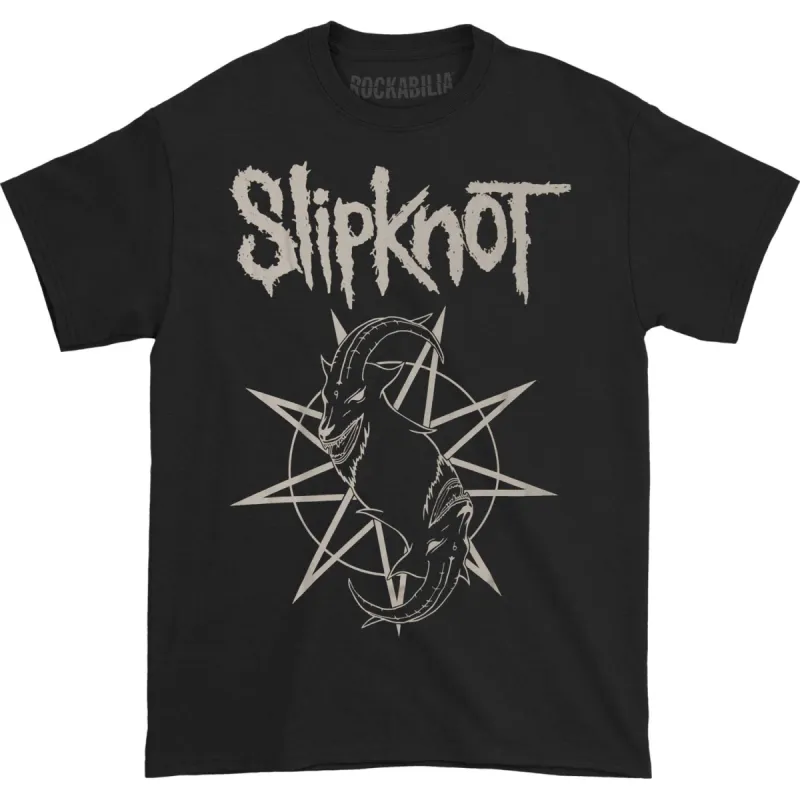 Goat Star Logo (Back Print) T-shirt sold by Rockabilia