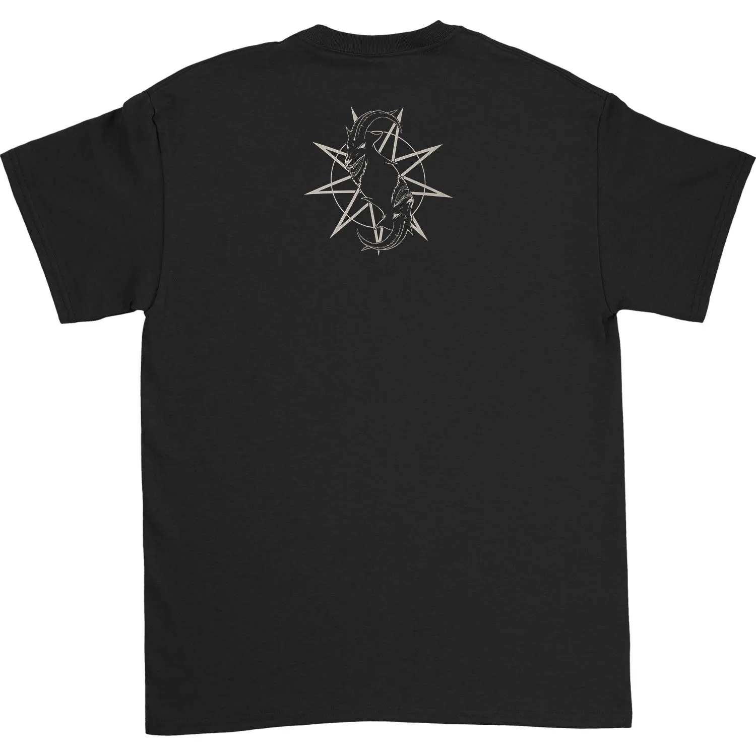 Goat Star Logo (Back Print) T-shirt sold by Rockabilia product image thumbnail 2
