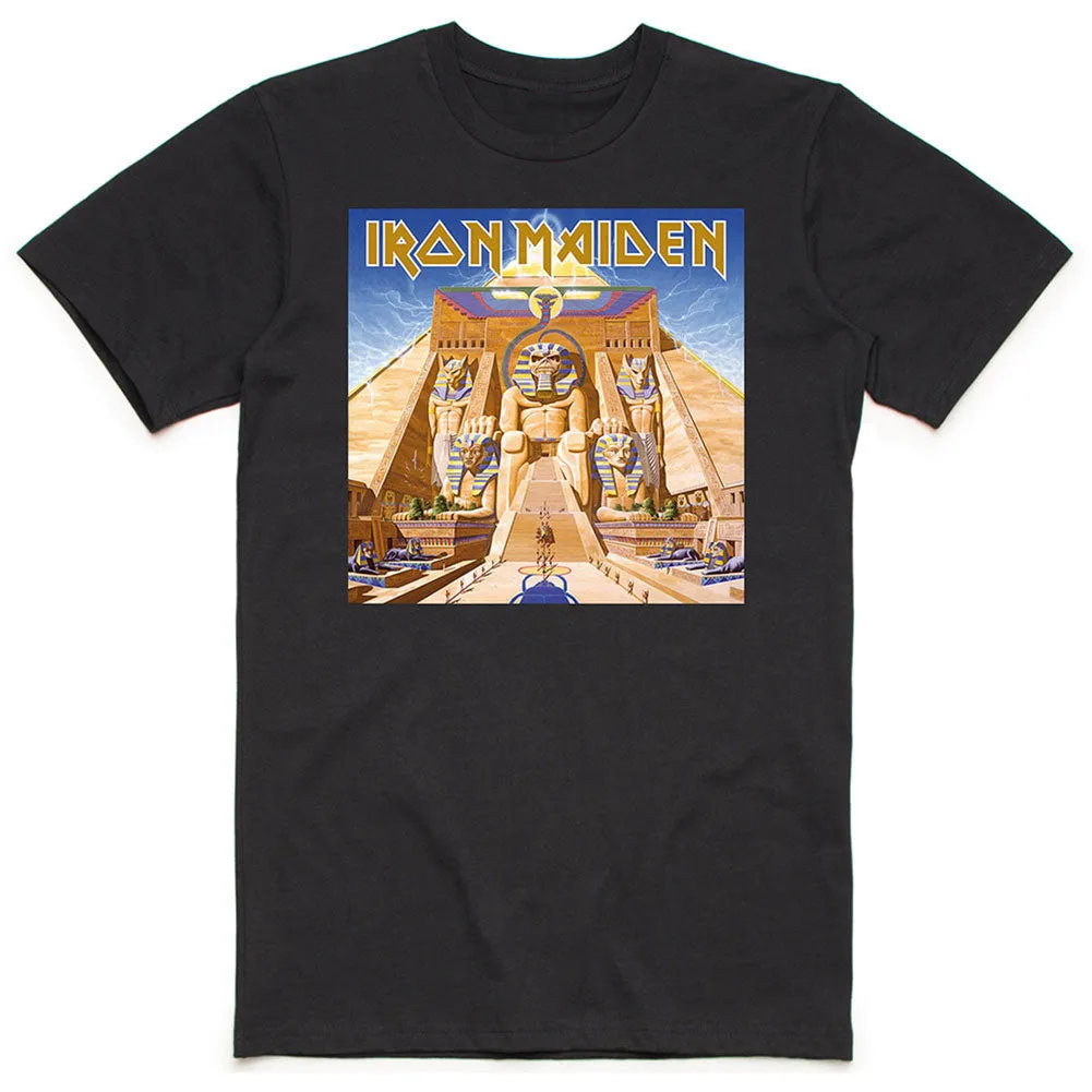 Powerslave Album Cover Box Slim Fit T-shirt sold by Rockabilia