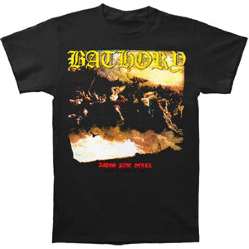Blood Fire Death T-shirt sold by Rockabilia