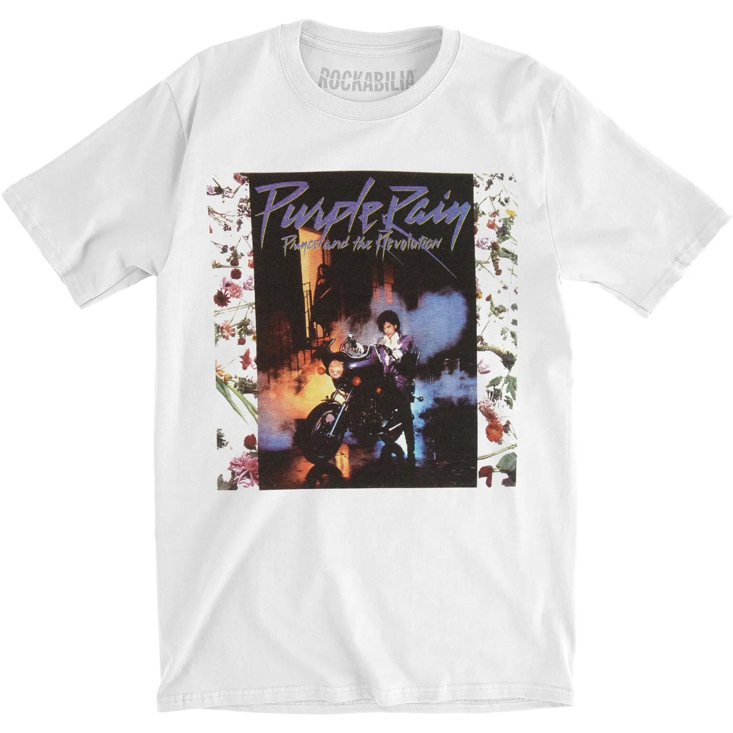 Prince Purple Rain Album Slim Fit T-shirt sold by Rockabilia