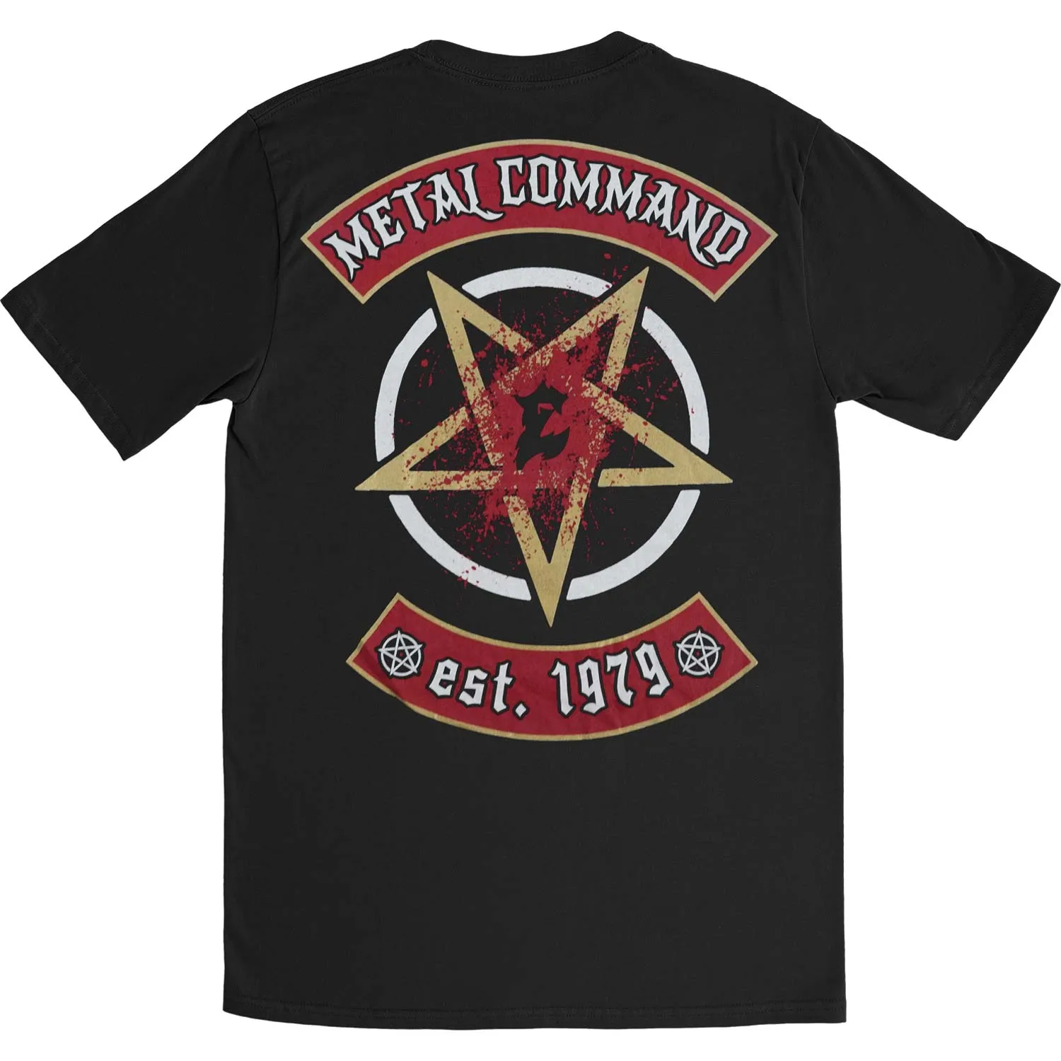 Metal Command Slim Fit T-shirt sold by Rockabilia product image thumbnail 2