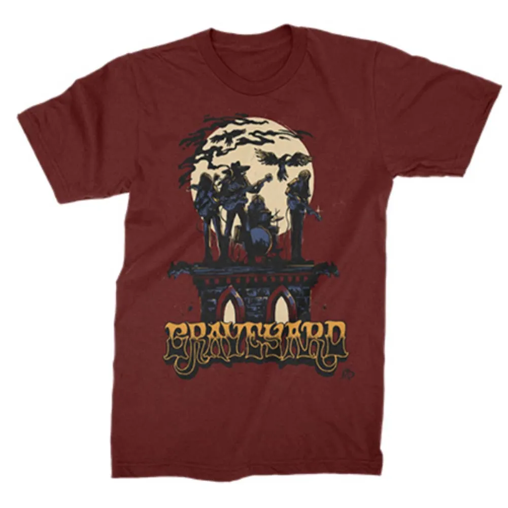 Graveyard Moonband Tee T-shirt sold by Rockabilia