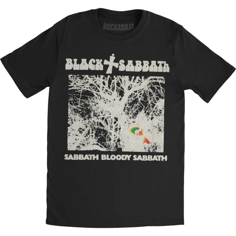 Vintage Sabbath Bloody Sabbath Slim Fit T-shirt sold by Rockabilia