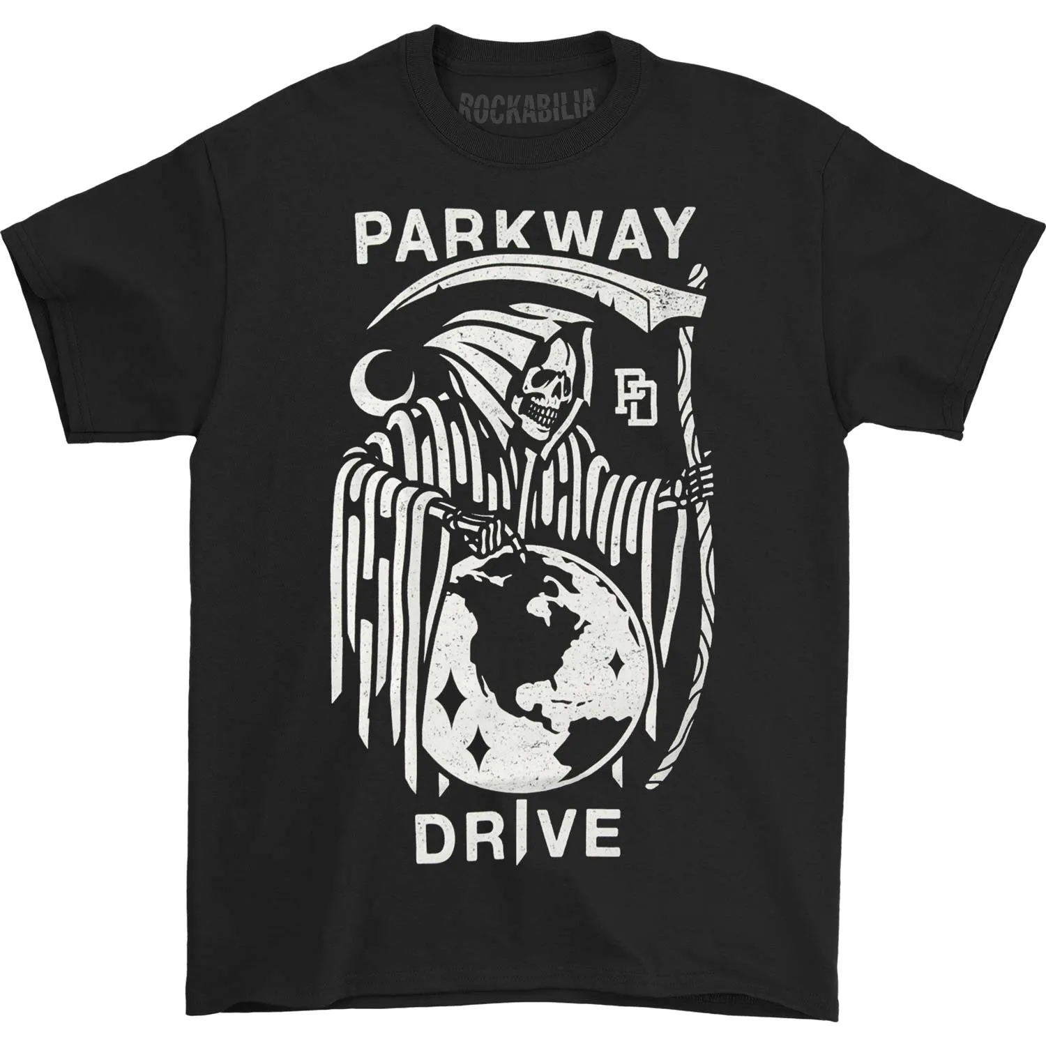 Globe Reaper Tee T-shirt sold by Rockabilia