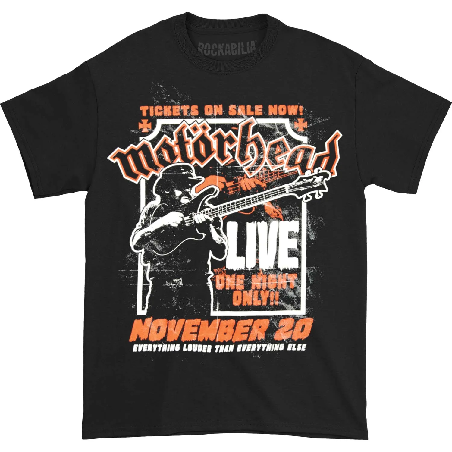 Lemmy Fire Power T-shirt sold by Rockabilia