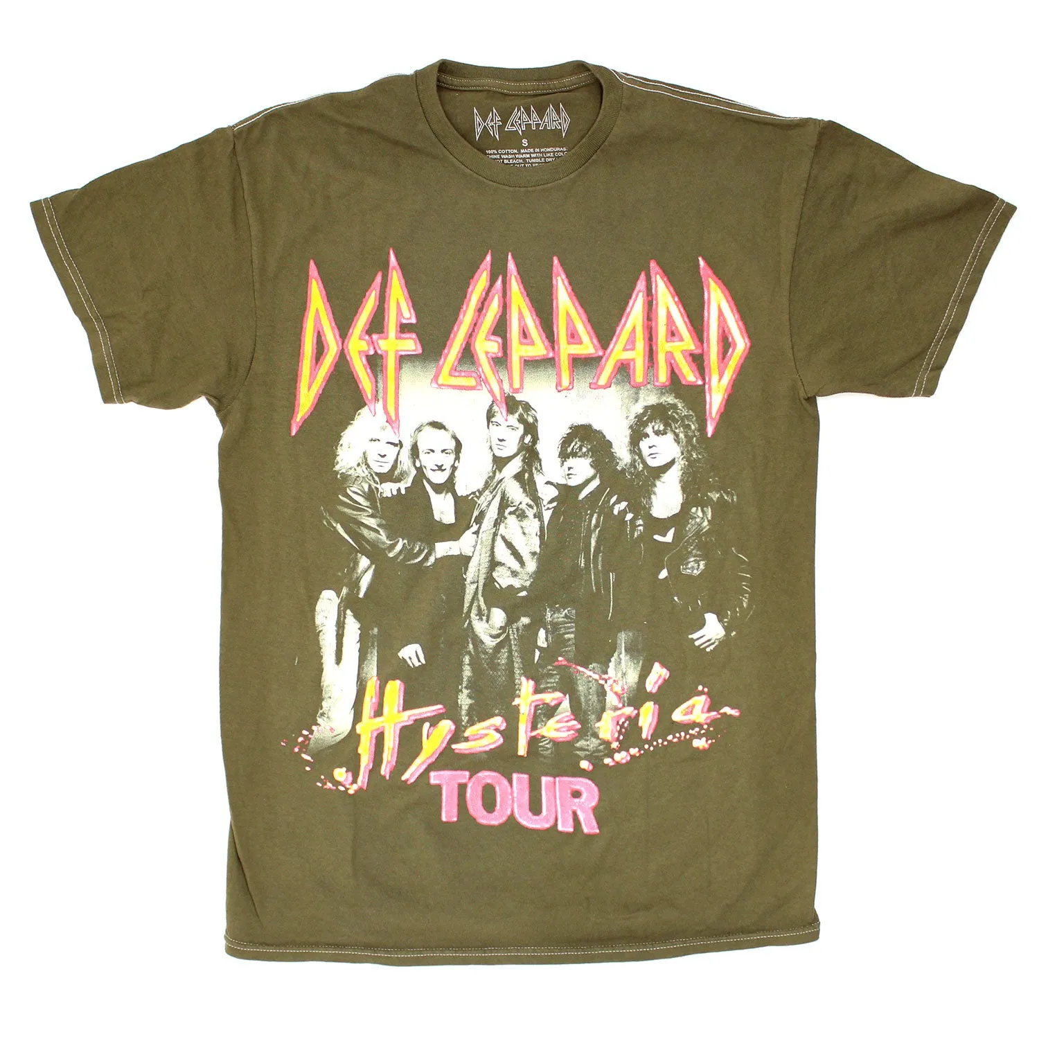 Hysteria Tour T-shirt sold by Rockabilia