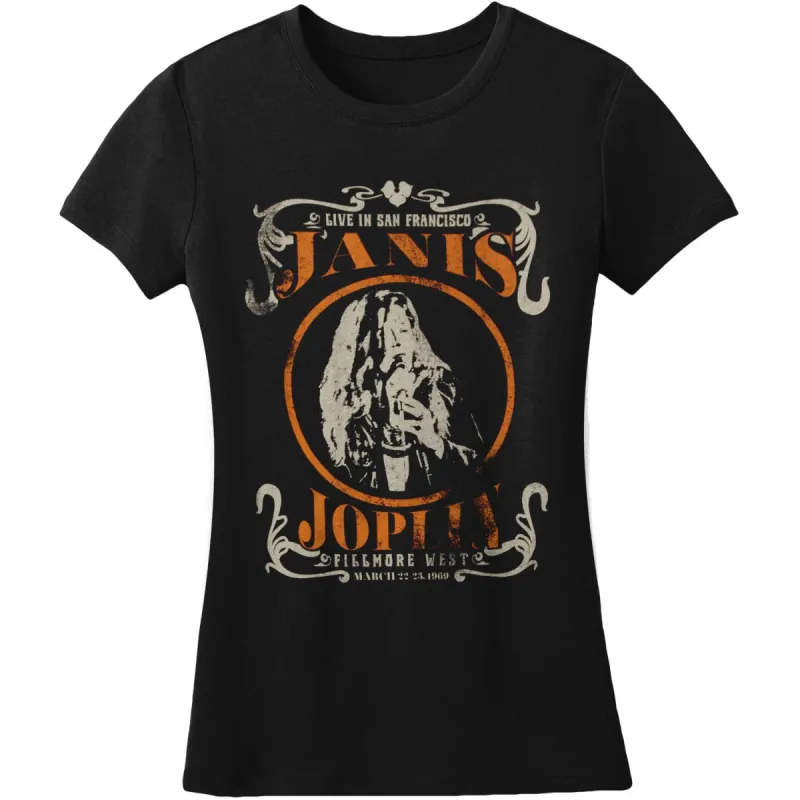 Janis Joplin Live Junior Top sold by Rockabilia