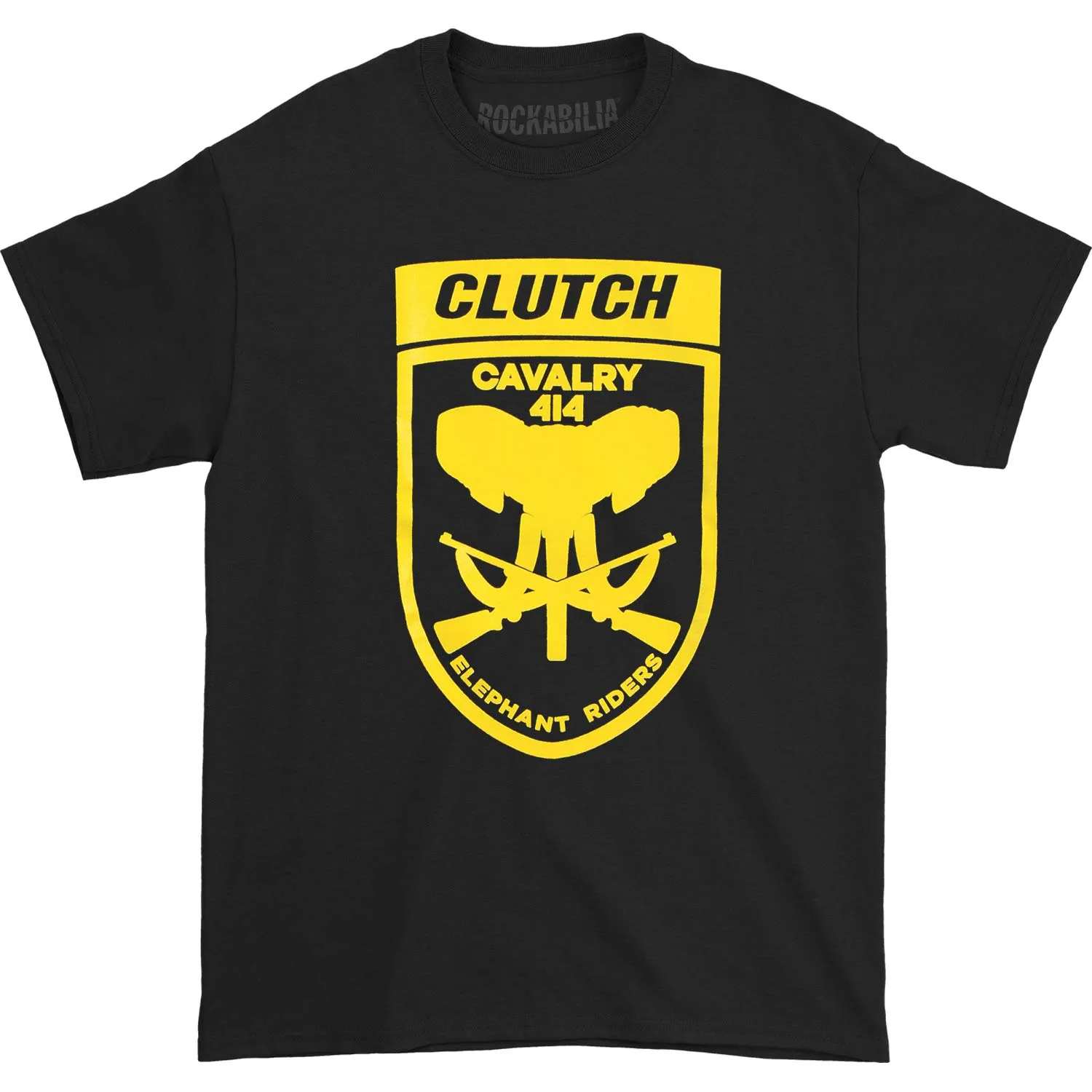 Elephant Riders Black T-shirt sold by Rockabilia