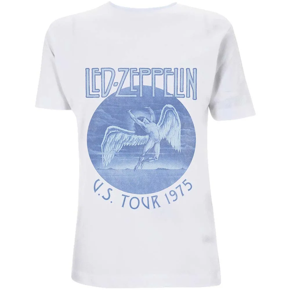 Tour '75 Blue Wash Slim Fit T-shirt sold by Rockabilia