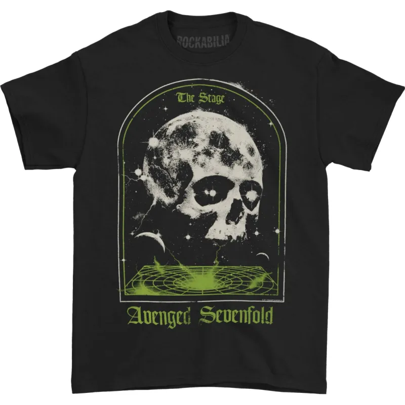 AVS The Stage Skull Mens RegularT T-shirt sold by Rockabilia