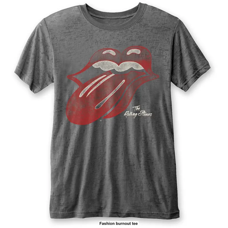 Vintage Tongue (Burn Out) Vintage T-shirt sold by Rockabilia