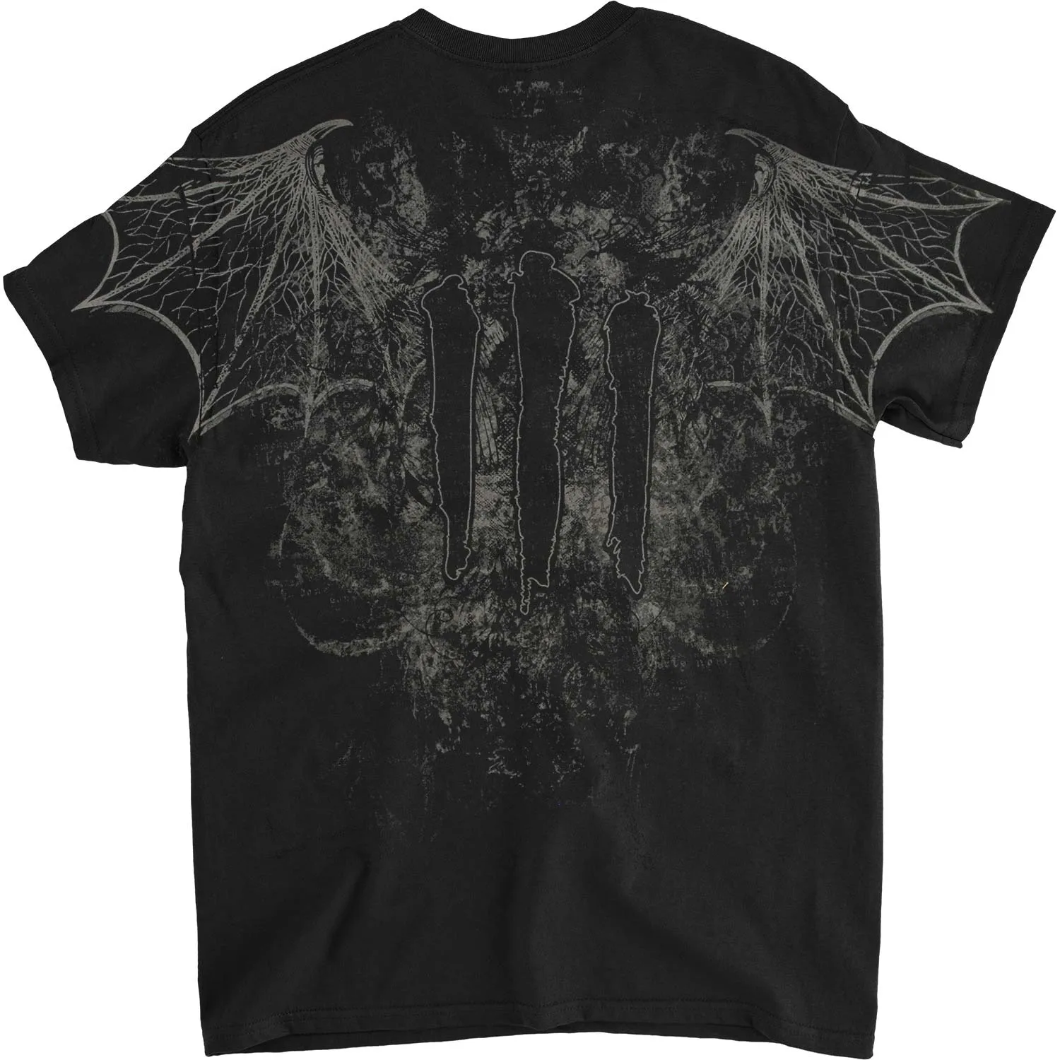 Bat Skull T-shirt sold by Rockabilia product image thumbnail 2