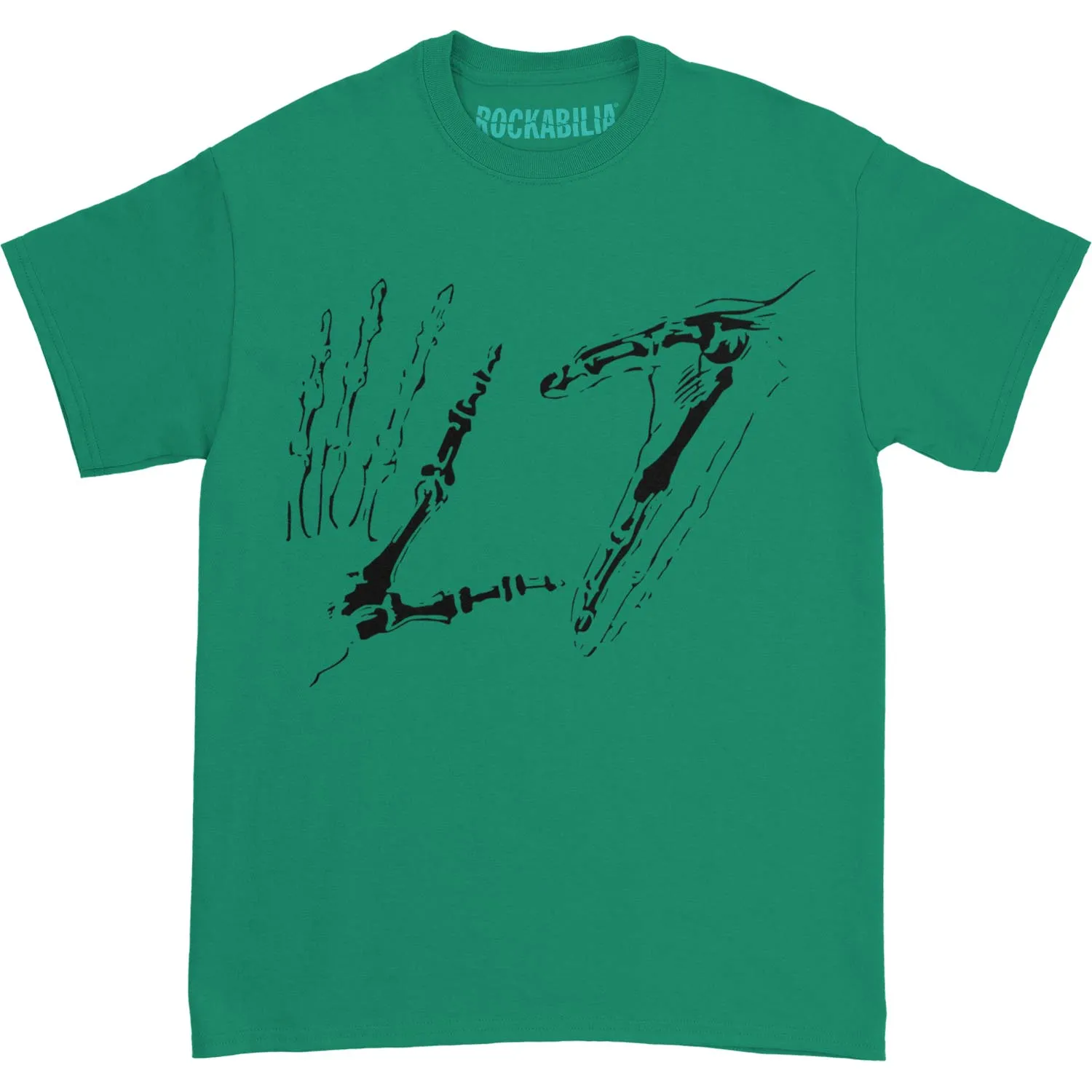 Hands Green Tee T-shirt sold by Rockabilia
