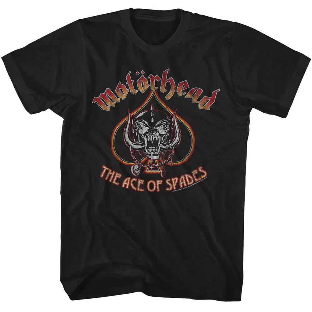 Motorhead Snaggletooth And Spade T-shirt sold by Rockabilia