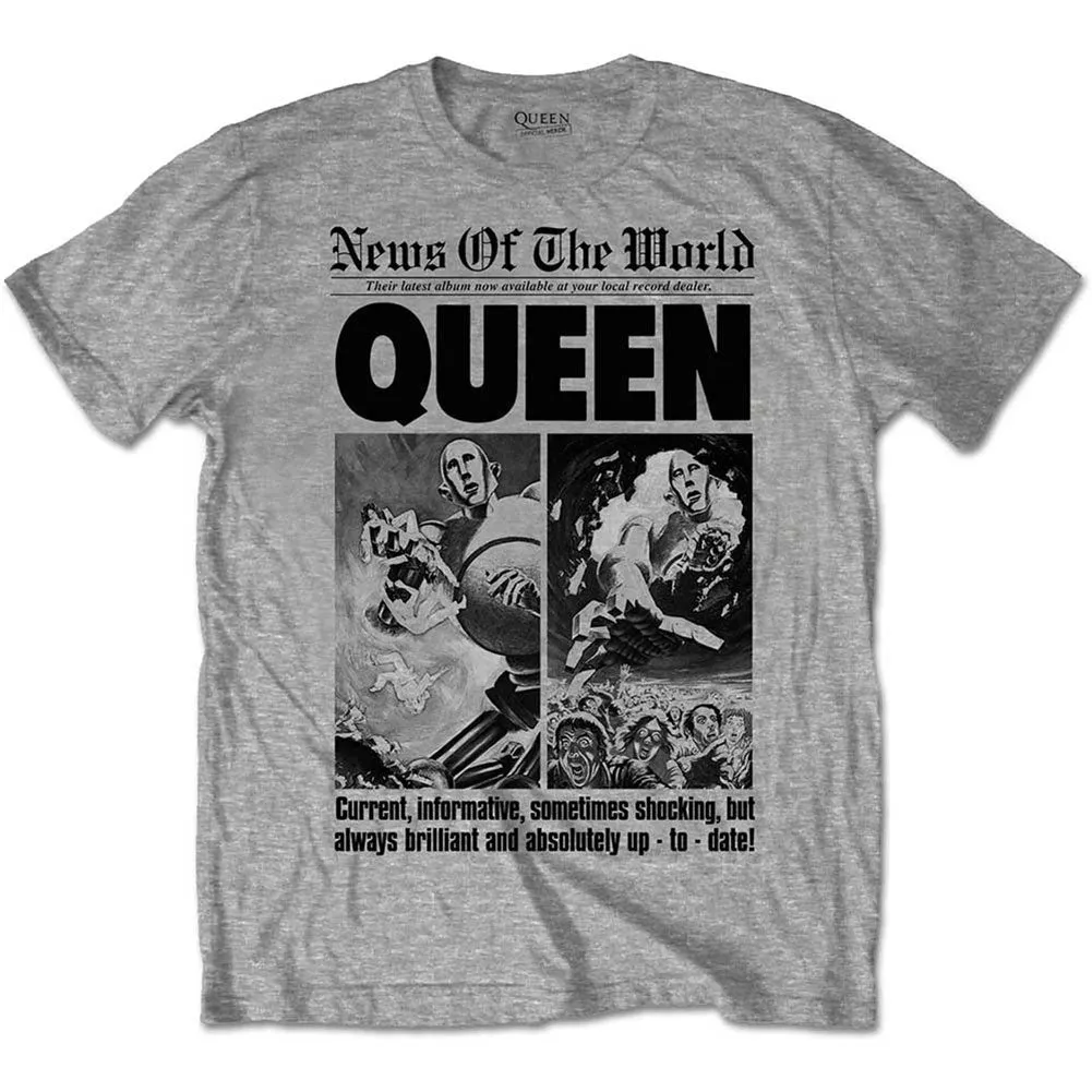News of the World 40th Front Page Slim Fit T-shirt sold by Rockabilia