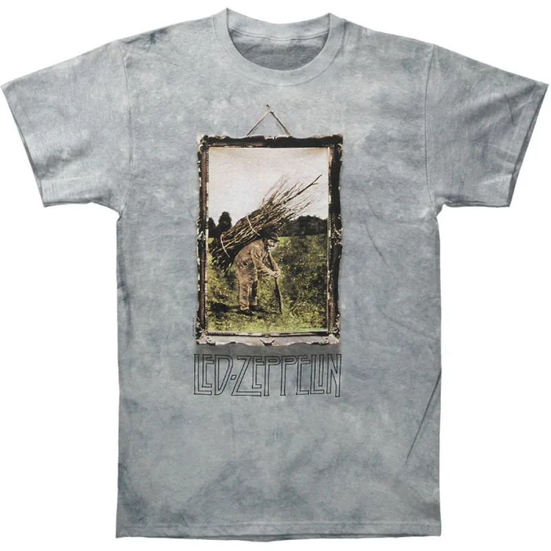 Man With Sticks Tie Dye T-shirt made by Led Zeppelin